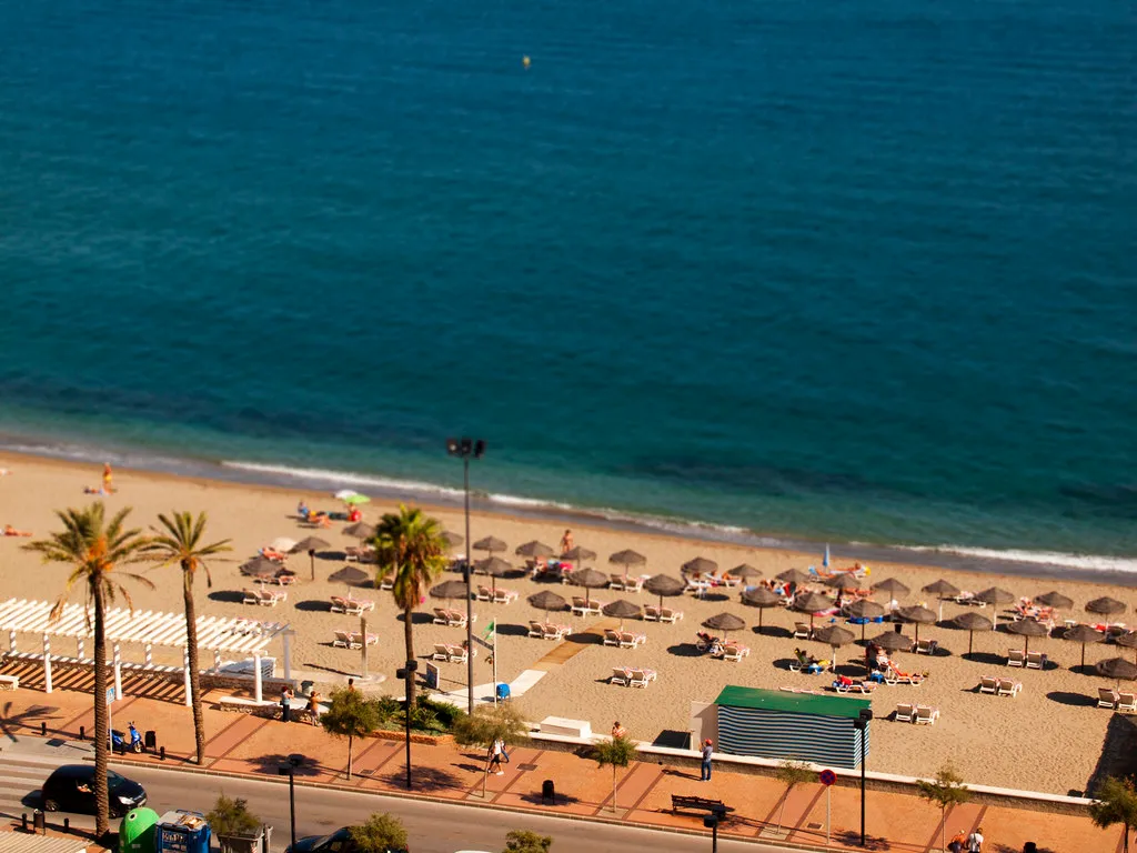 Beach on the Costa del Sol