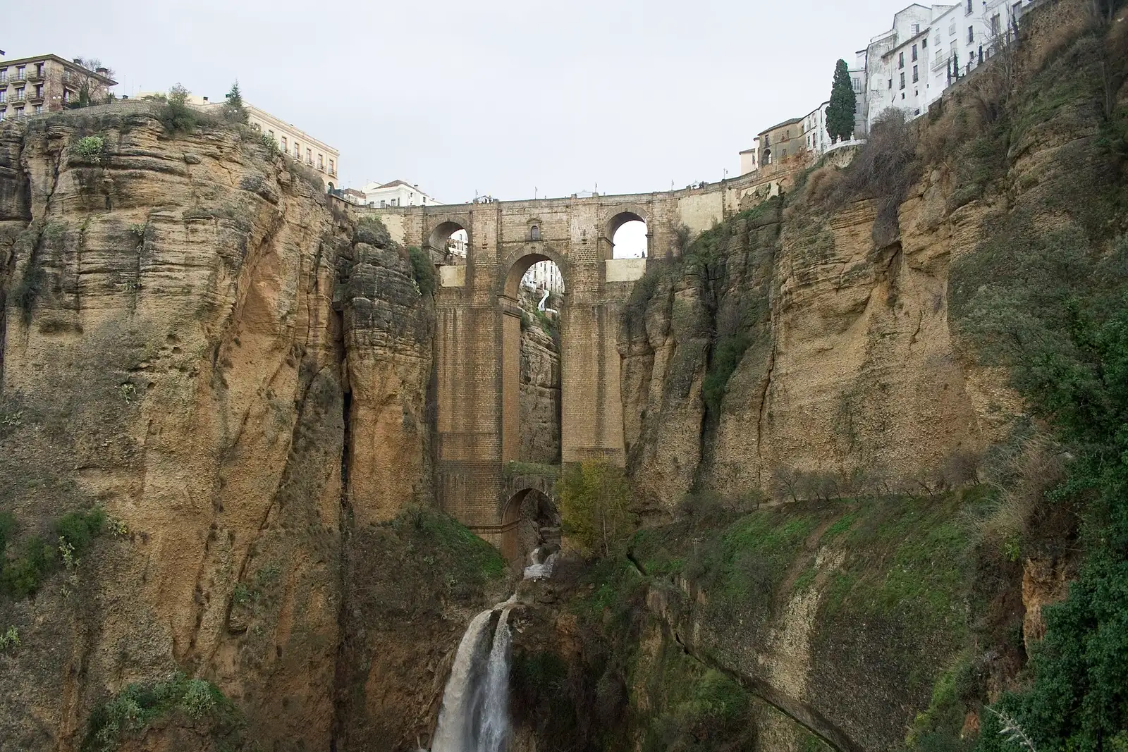 The Puente Nuevo bridge over the gorge in Ronda